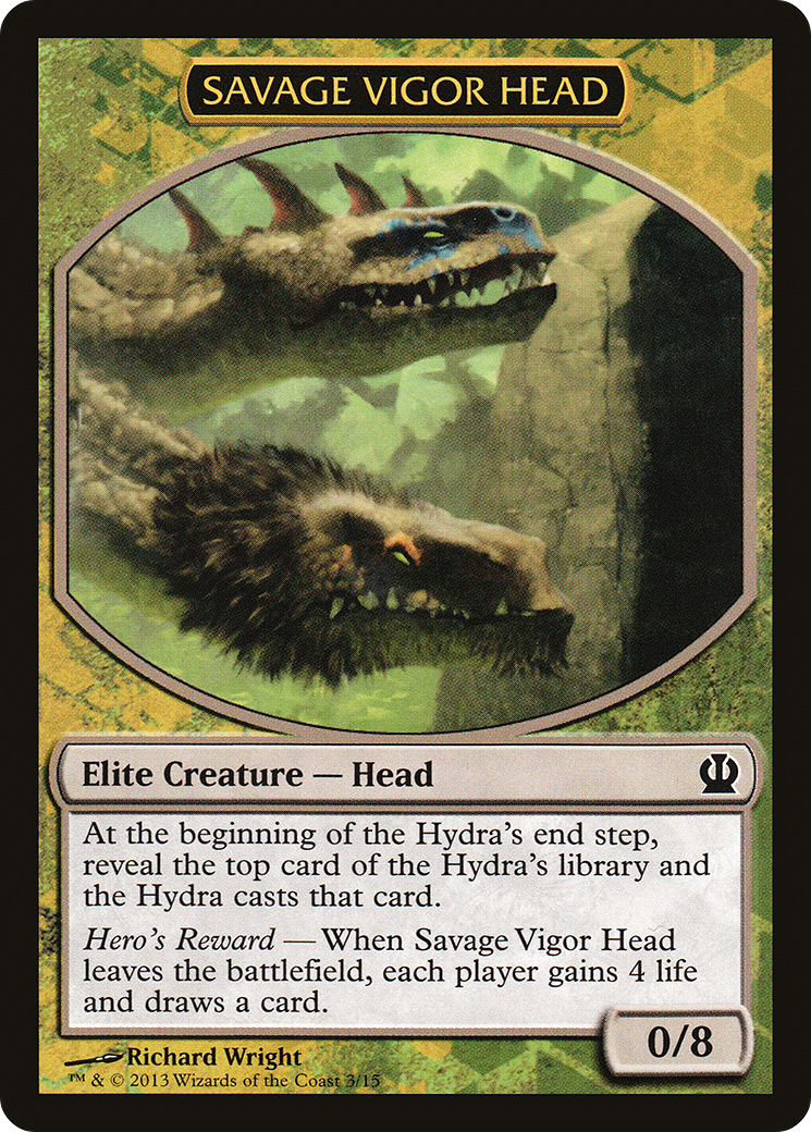 {T} Savage Vigor Head [Theros Face the Hydra][TFTH 003]
