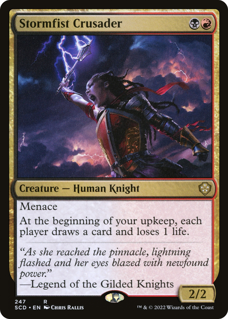{R} Stormfist Crusader [Starter Commander Decks][SCD 247]