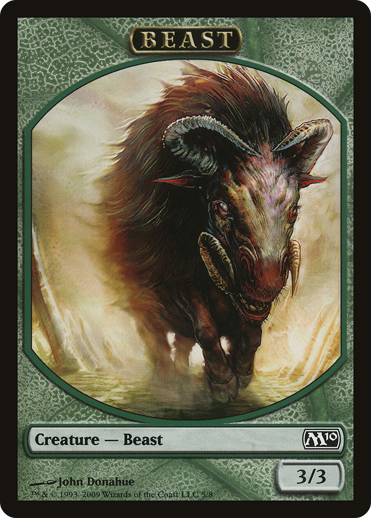 {T} Beast Token [Magic 2010 Tokens][TM10 005]