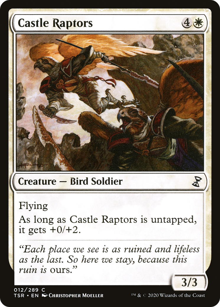 {C} Castle Raptors [Time Spiral Remastered][TSR 012]