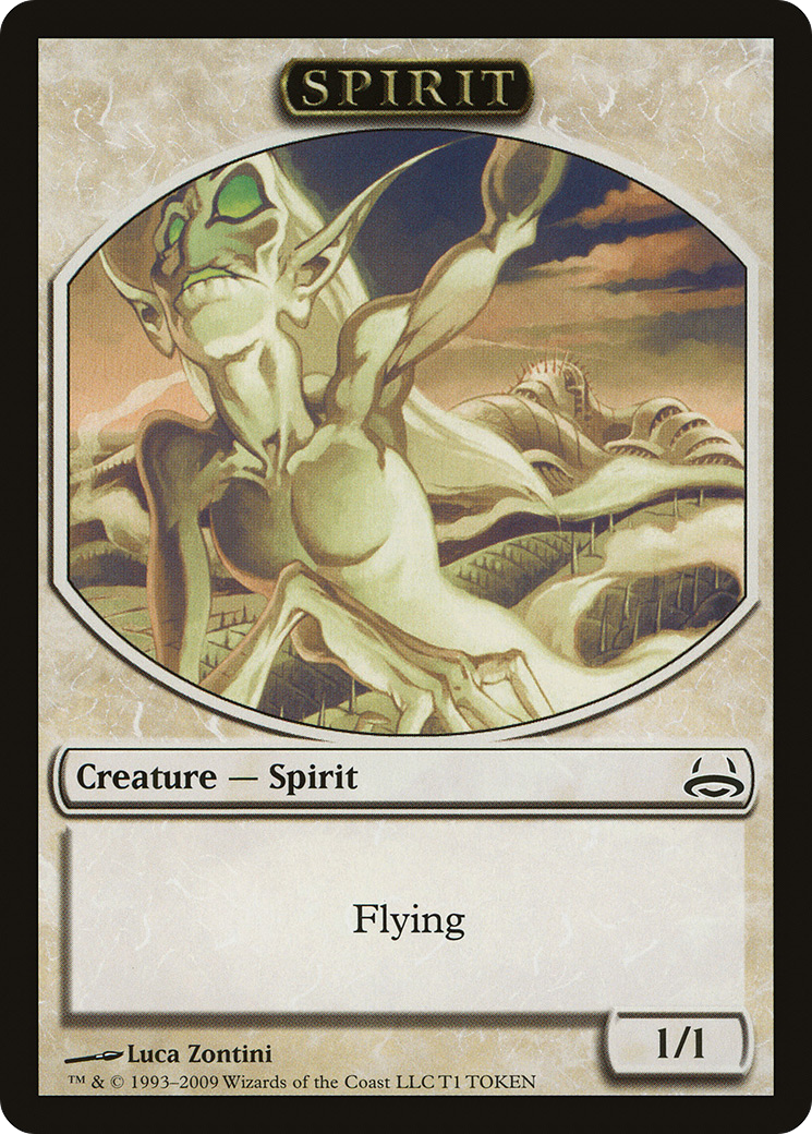 {T} Spirit Token [Duel Decks: Divine vs. Demonic Tokens][TDDC 001]