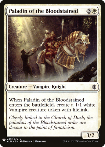 {C} Paladin of the Bloodstained [Mystery Booster][LS XLN 025]