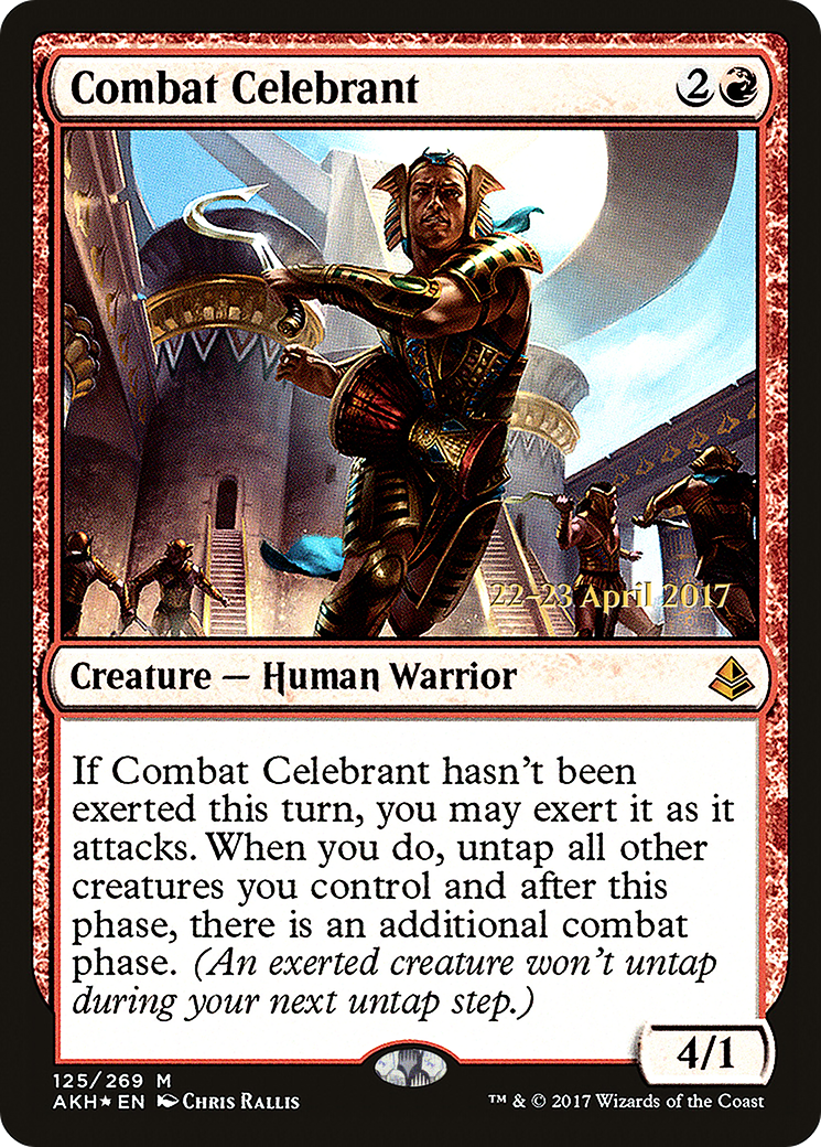 {R} Combat Celebrant [Amonkhet Prerelease Promos][PR AKH 125] - Misty Mountain Games