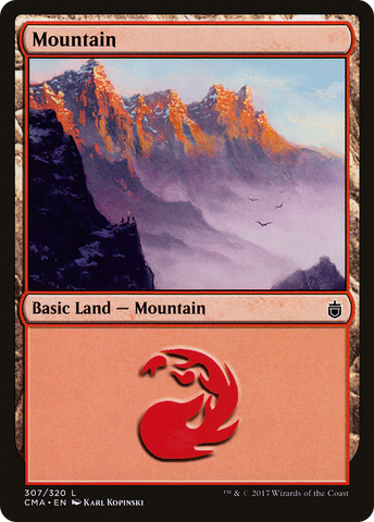 {B}[CMA 307] Mountain (307) [Commander Anthology]