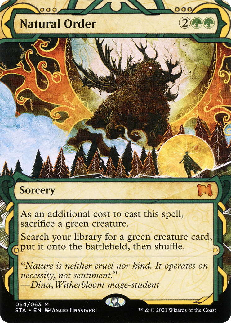 {R} Natural Order [Strixhaven: School of Mages Mystical Archive][STA 054]