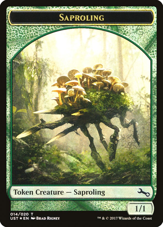 {T} Saproling // Saproling Double-sided Token [Unstable Tokens][TUST 014]