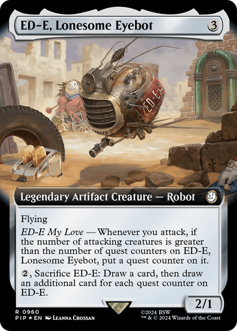 {R} ED-E, Lonesome Eyebot (Extended Art) (Surge Foil) [Fallout][PIP 960]