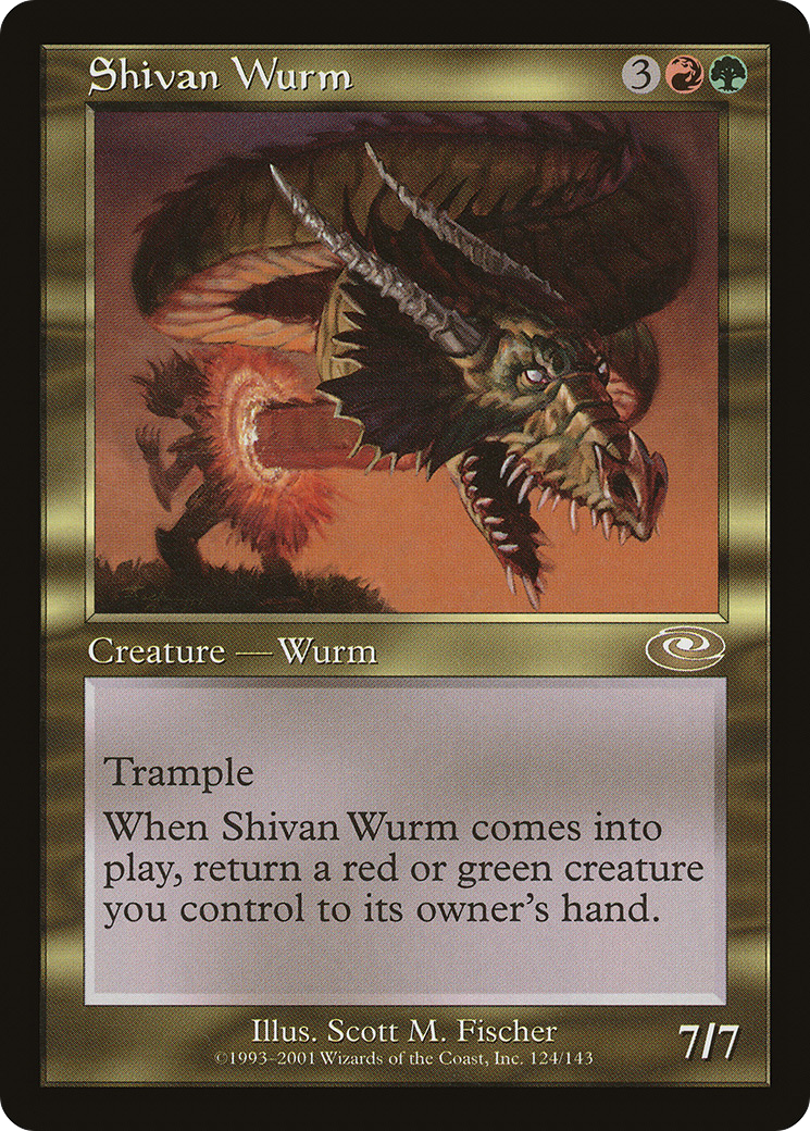 {R} Shivan Wurm [Planeshift][PLS 124]