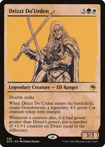 {R} Drizzt Do'Urden (Showcase) [Dungeons & Dragons: Adventures in the Forgotten Realms][AFR 338]