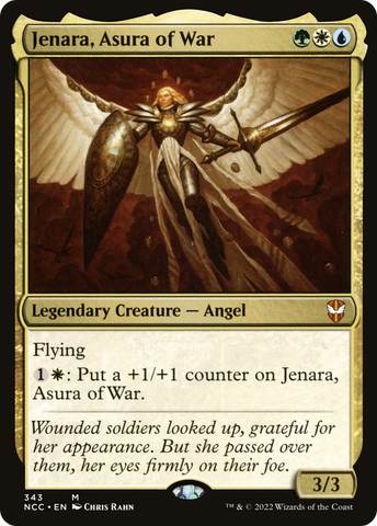 {R} Jenara, Asura of War [Streets of New Capenna Commander][NCC 343]