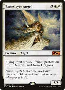 {R} Baneslayer Angel [Core Set 2021][M21 006]
