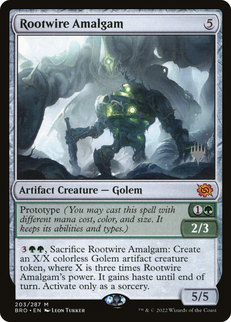 {R} Rootwire Amalgam [The Brothers' War: Promo Pack][PP BRO 203]