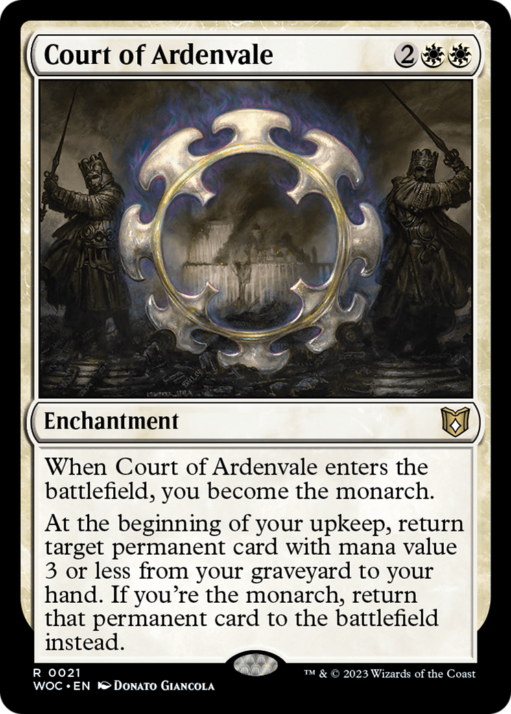 {R} Court of Ardenvale [Wilds of Eldraine Commander][WOC 021]