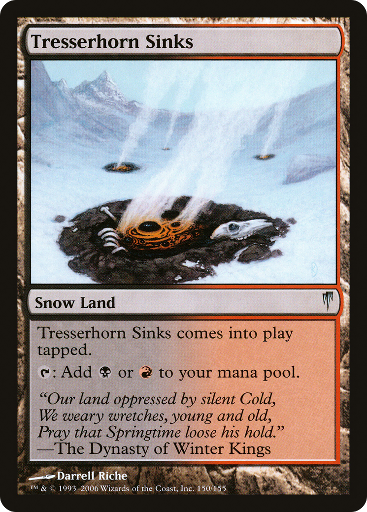 {C} Tresserhorn Sinks [Coldsnap][CSP 150] - Misty Mountain Games