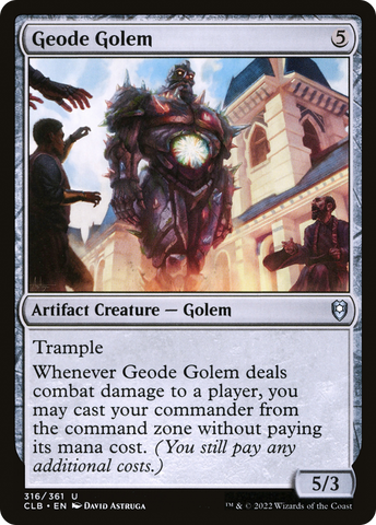 {C} Geode Golem [Commander Legends: Battle for Baldur's Gate][CLB 316]