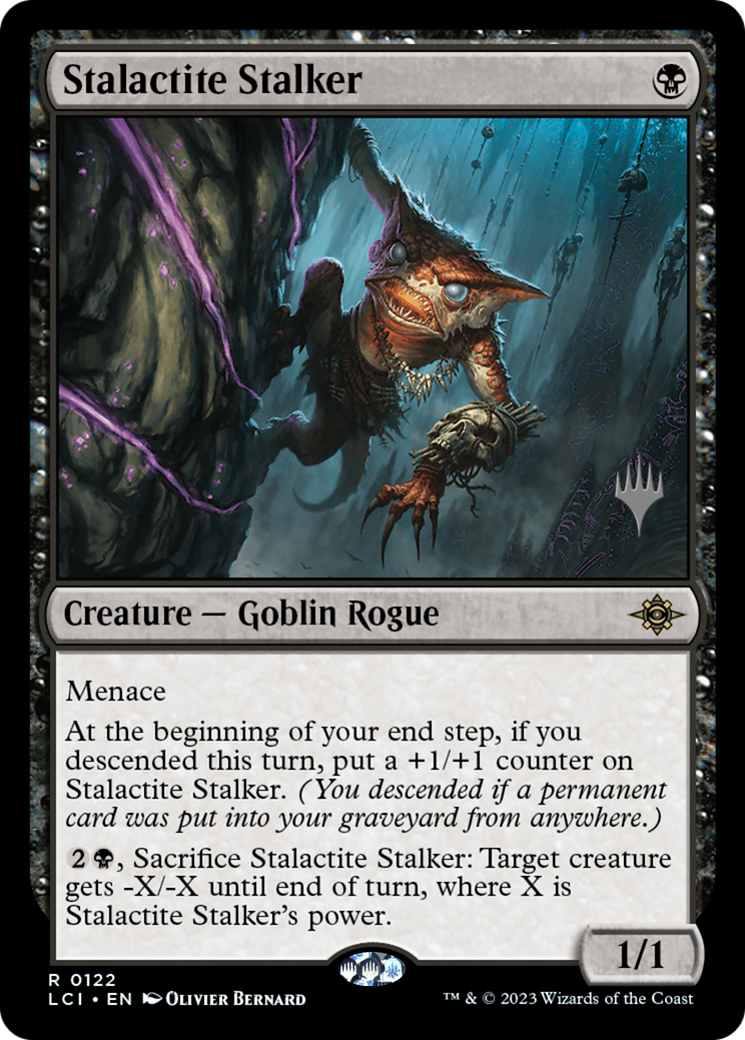 {@R} Stalactite Stalker (Promo Pack) [The Lost Caverns of Ixalan Promos][PP LCI 122]