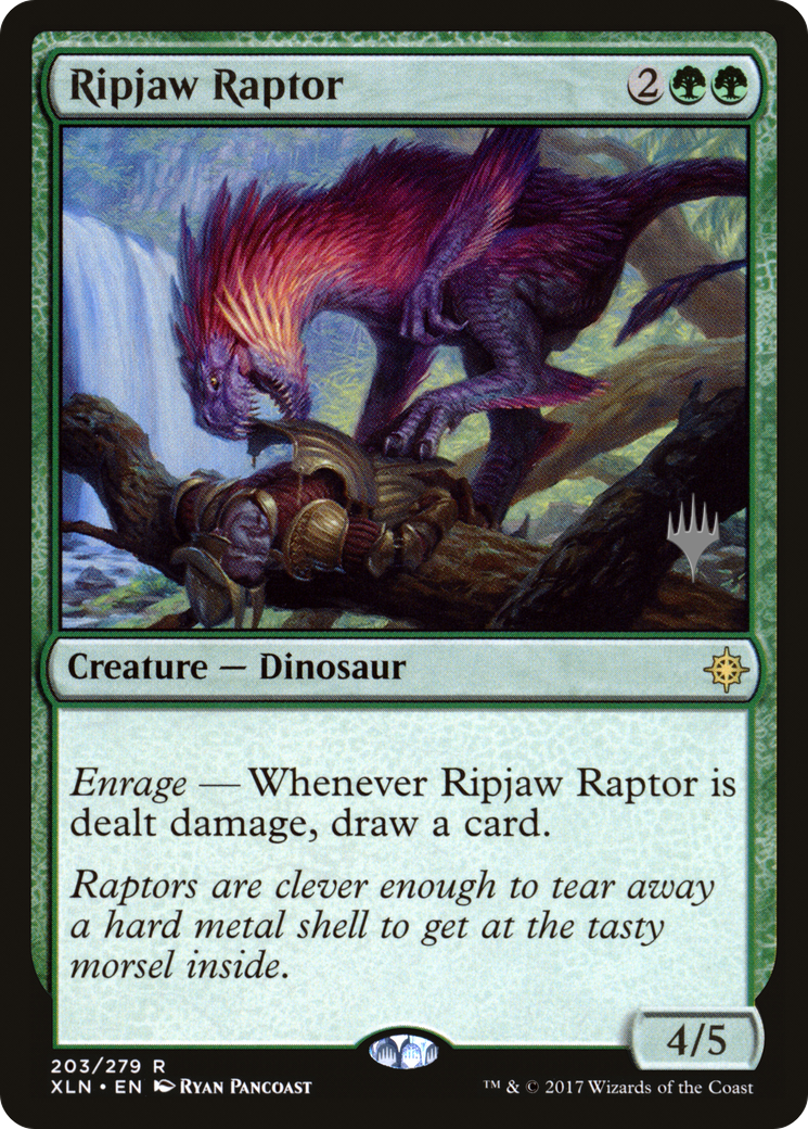 {R} Ripjaw Raptor (Promo Pack) [Ixalan Promos][PP XLN 203]