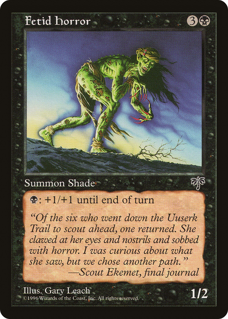 {C} Fetid Horror [Mirage][MIR 123]