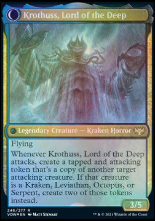 {R} Runo Stromkirk // Krothuss, Lord of the Deep [Innistrad: Crimson Vow Prerelease Promos][PR VOW 246]