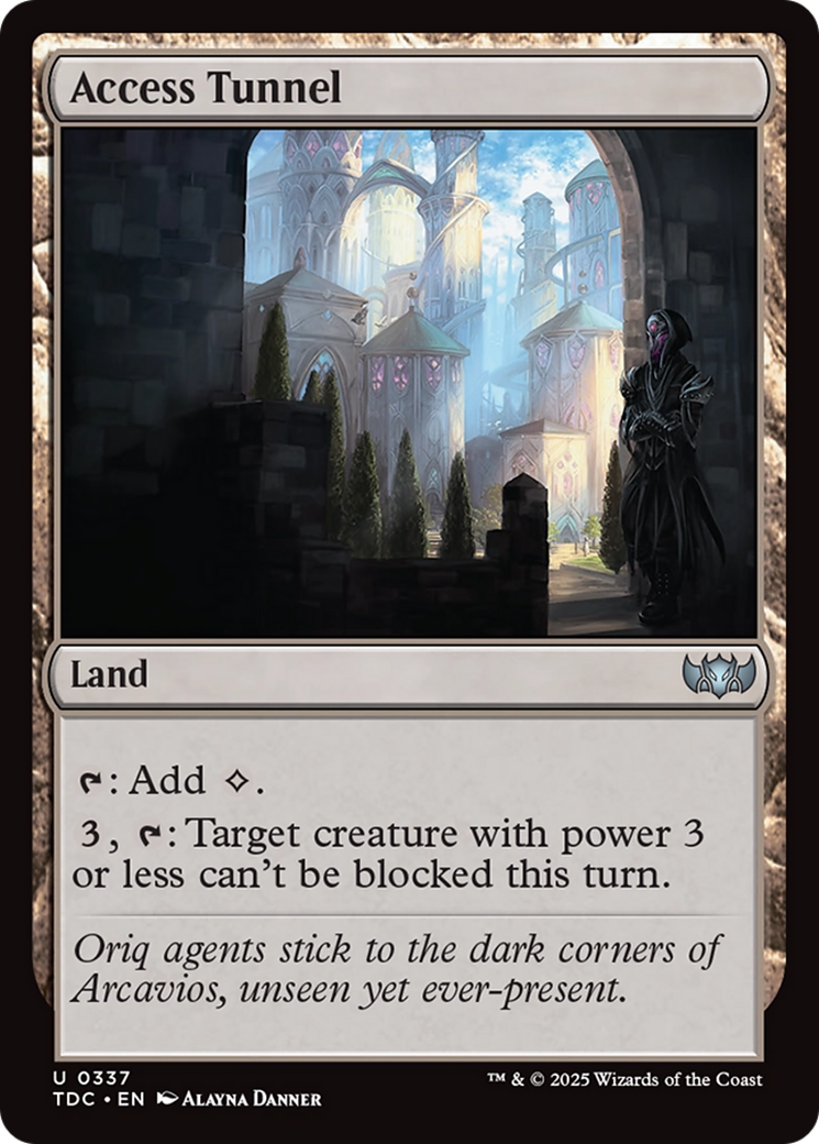 {C} Access Tunnel [Tarkir: Dragonstorm Commander][TDC 337]