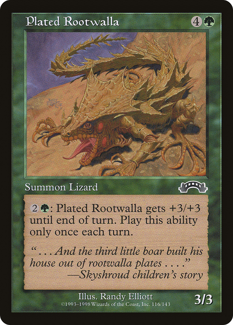 {C} Plated Rootwalla [Exodus][EXO 116]