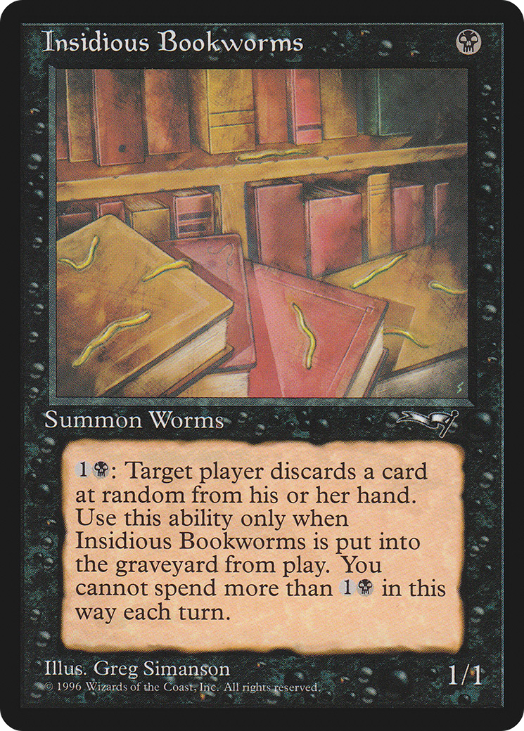 {C} Insidious Bookworms (Single Worm) [Alliances][ALL 51A]