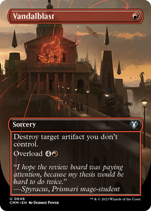 {C} Vandalblast (Borderless Alternate Art) [Commander Masters][CMM 646]