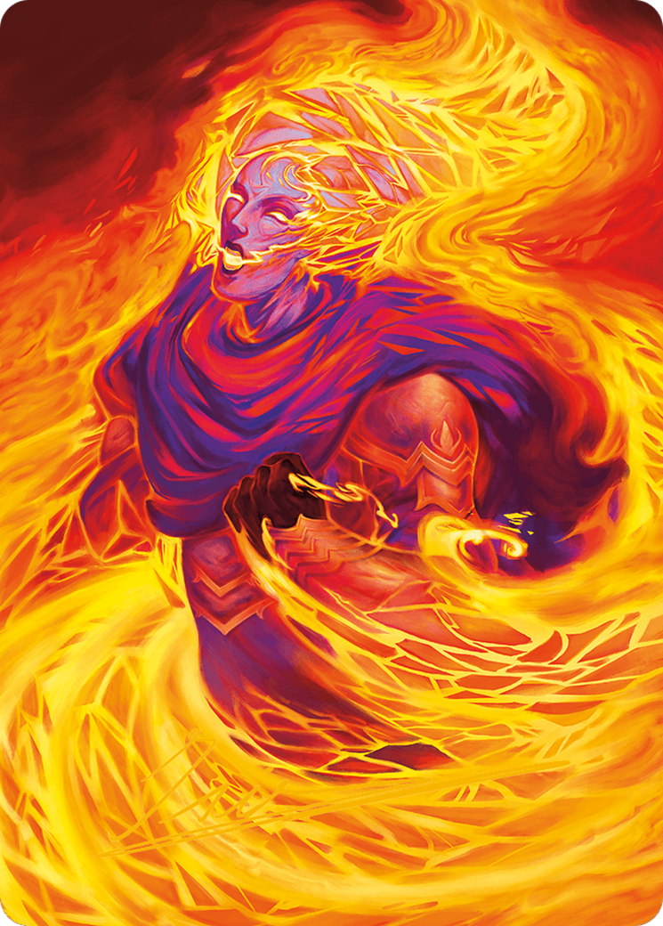 {A} Flare of Duplication Art Card (Gold-Stamped Signature) [Modern Horizons 3 Art Series][GS AMH3 038]