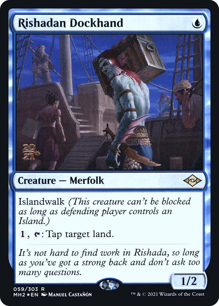 {R} Rishadan Dockhand [Modern Horizons 2 Prerelease Promos][PR MH2 059]