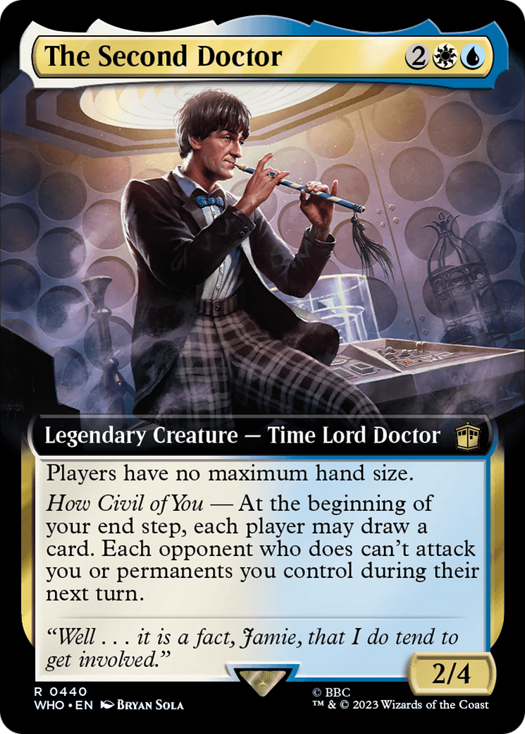 {R} The Second Doctor (Extended Art) [Doctor Who][WHO 440]