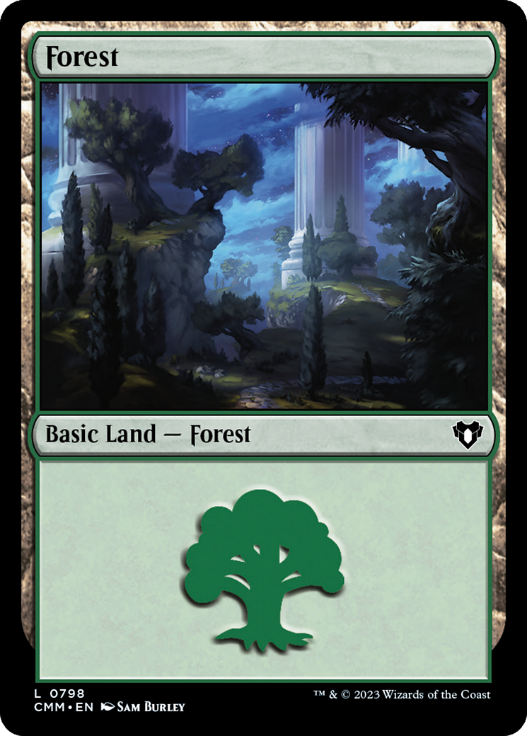 {B} Forest (798) [Commander Masters][CMM 798]