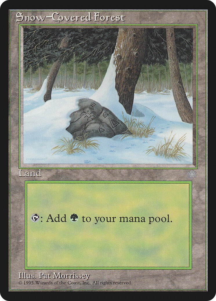 {B}[ICE 383] Snow-Covered Forest [Ice Age]