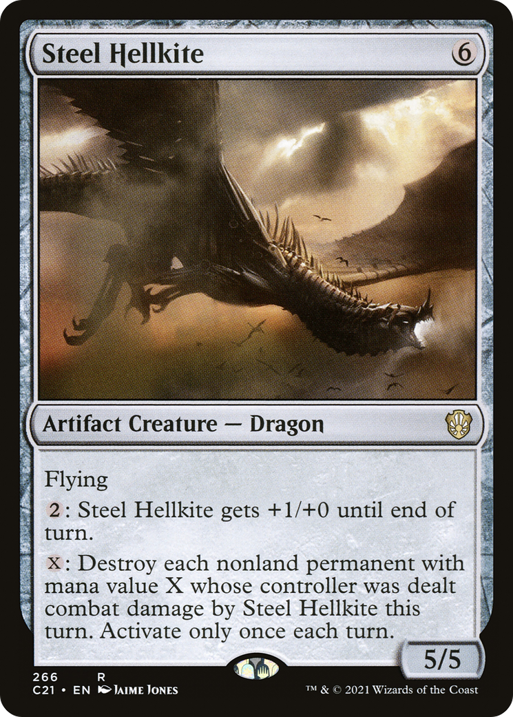 {R} Steel Hellkite [Commander 2021][C21 266]