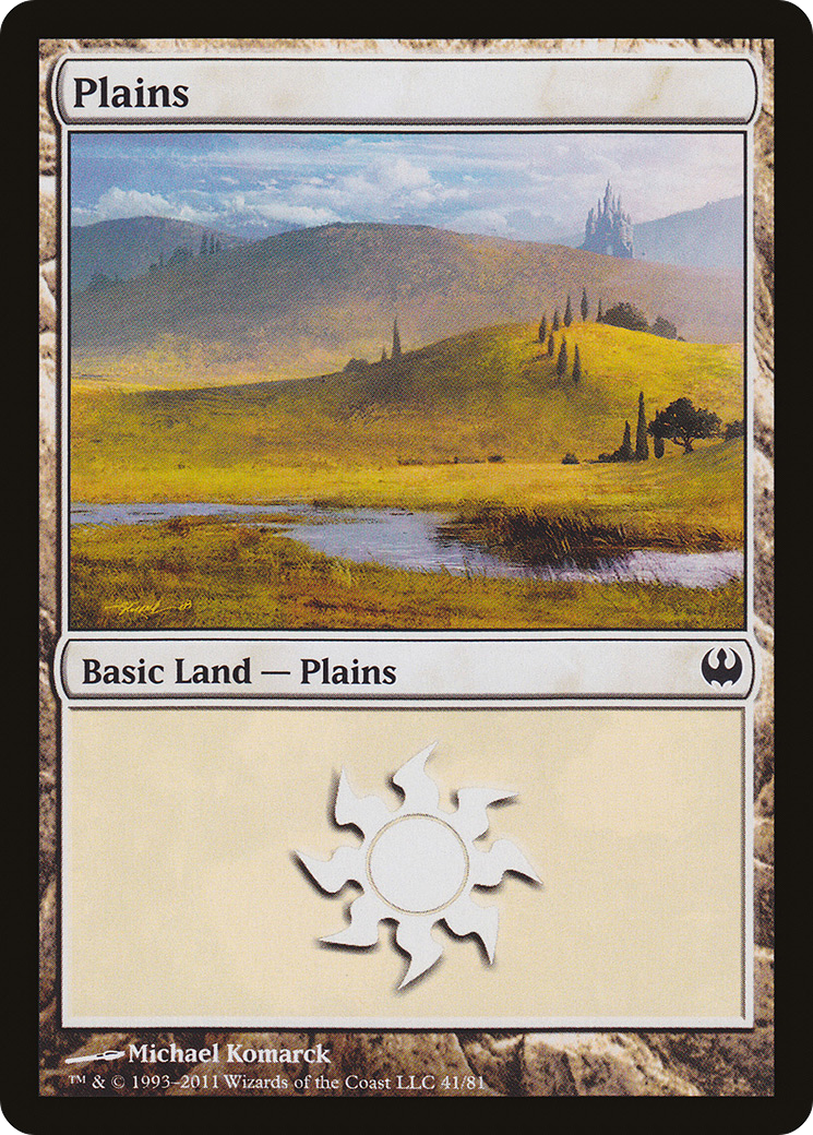 {B}[DDG 041] Plains (41) [Duel Decks: Knights vs. Dragons]