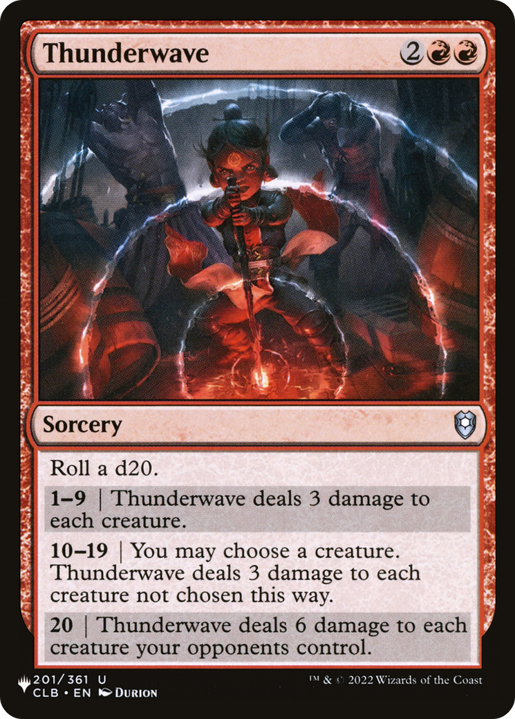 Thunderwave [LIST 201/361]