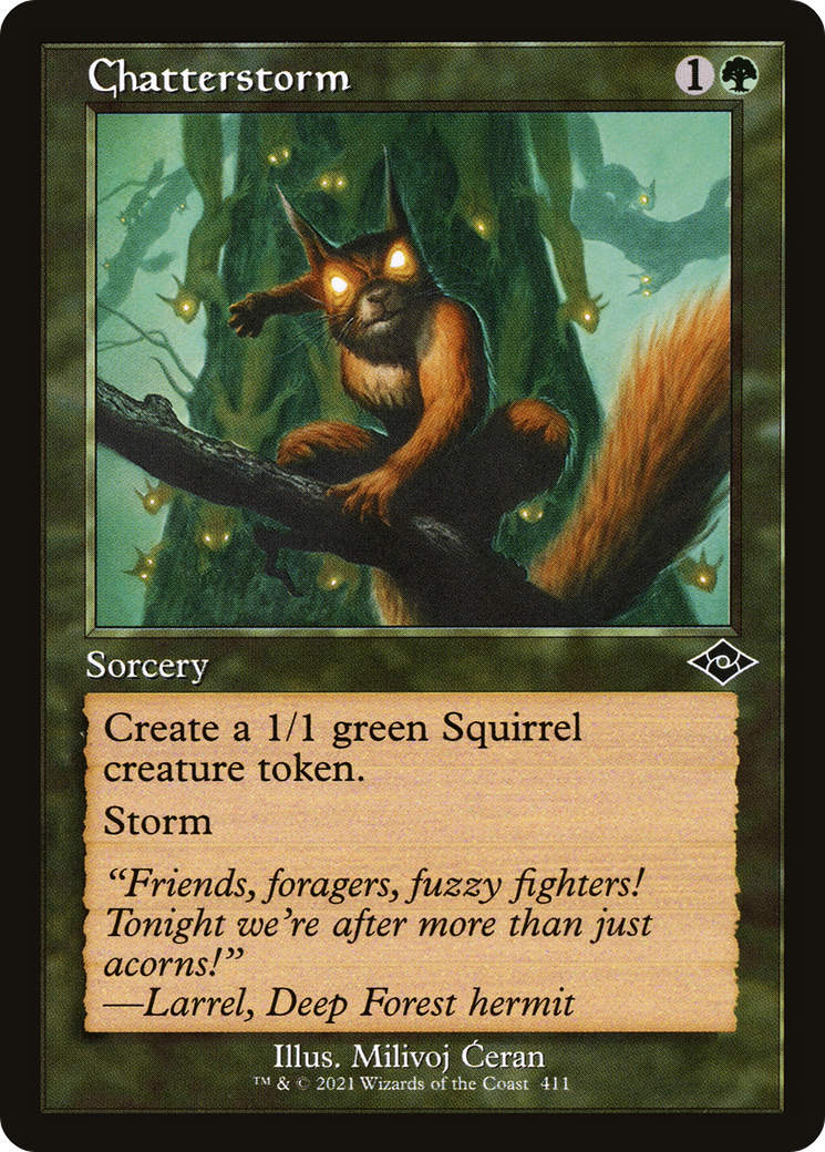 {C} Chatterstorm (Retro Frame) (Foil) [Modern Horizons 2] [MH2 411]