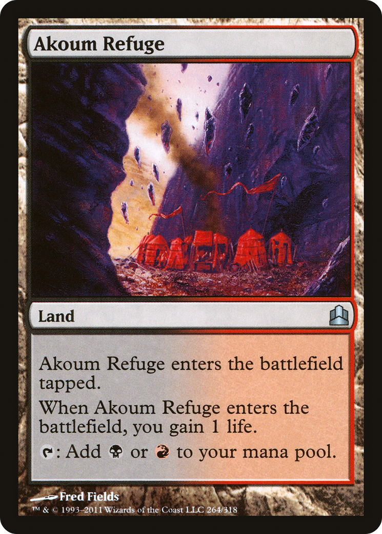 {C} Akoum Refuge [Commander 2011][CMD 264]