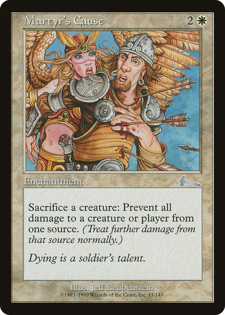 {C} Martyr's Cause [Urza's Legacy][ULG 013]