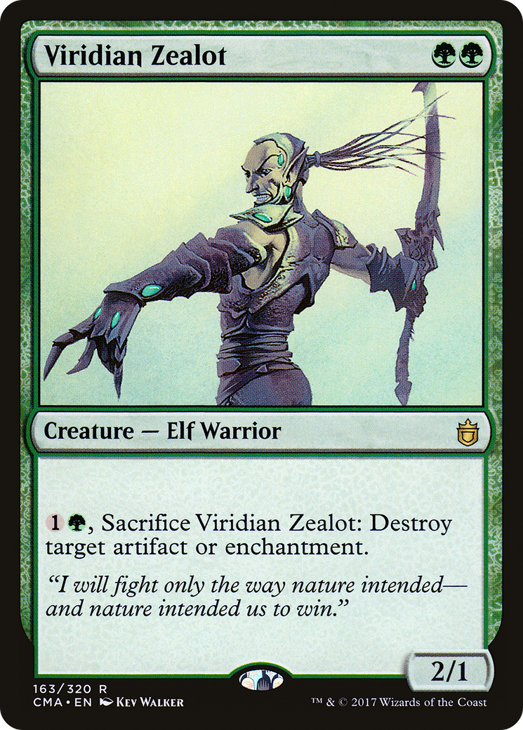 {R} Viridian Zealot [Commander Anthology][CMA 163]