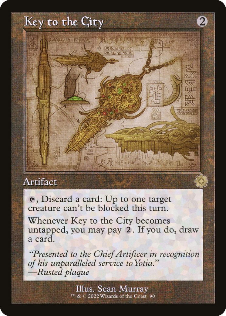 {R} Key to the City (Retro Schematic) [The Brothers' War Retro Artifacts][BRR 090]