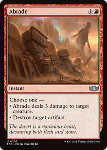 {C} Abrade [TDC 203]