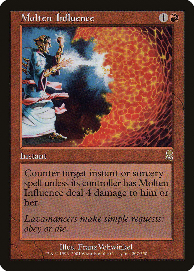 {R} Molten Influence [Odyssey][ODY 207] - Misty Mountain Games