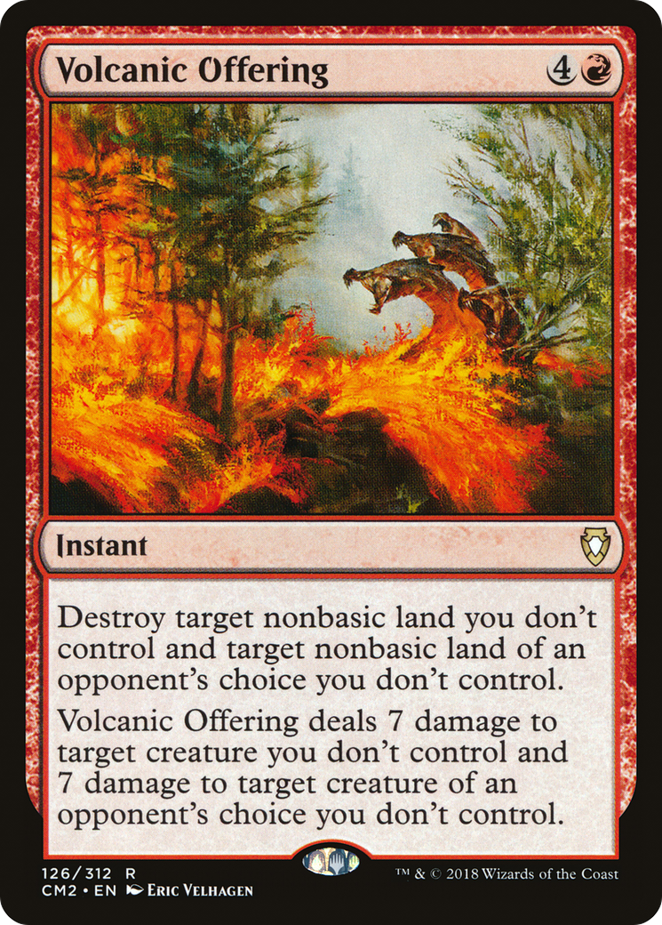{R} Volcanic Offering [Commander Anthology Volume II][CM2 126] - Misty Mountain Games