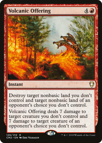 {R} Volcanic Offering [Commander Anthology Volume II][CM2 126]
