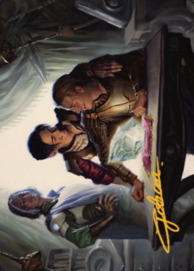 {A} Tocasia's Welcome Art Card (Gold-Stamped Signature) [The Brothers' War Art Series][GS ABRO 004]