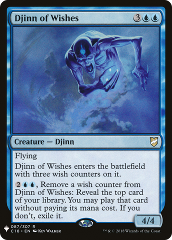 {R} Djinn of Wishes [Mystery Booster][LS C18 087]