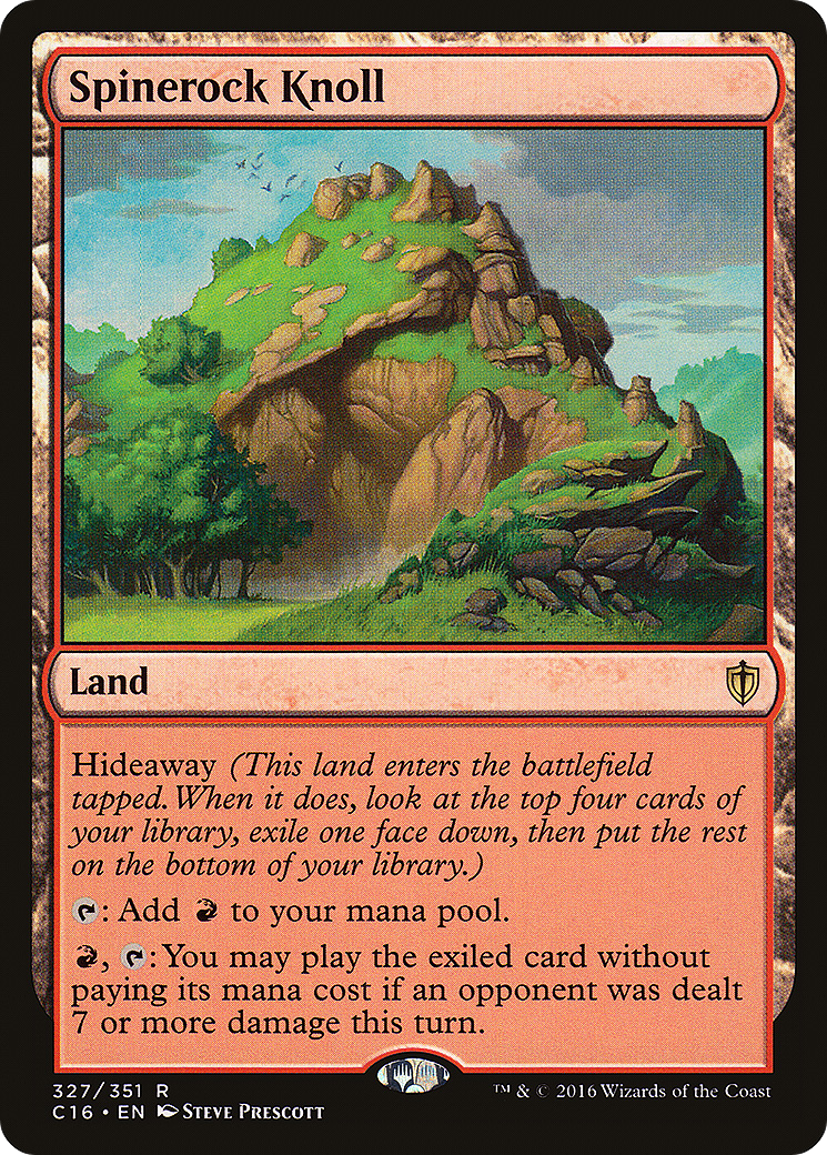 {R} Spinerock Knoll [Commander 2016][C16 327]