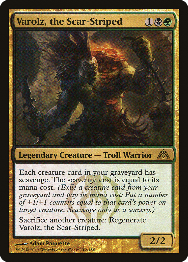 {R} Varolz, the Scar-Striped [Dragon's Maze][DGM 112] - Misty Mountain Games