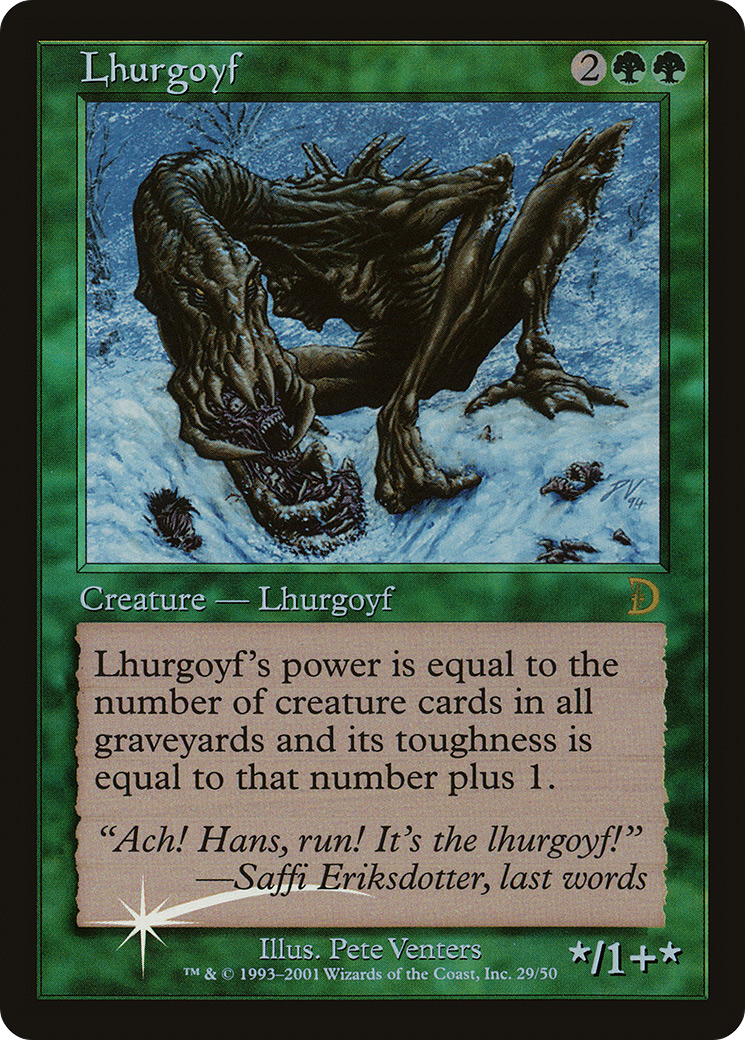 {R} Lhurgoyf [Deckmasters][DKM 029] - Misty Mountain Games