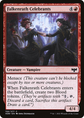 {C} Falkenrath Celebrants [Innistrad: Crimson Vow][VOW 156]